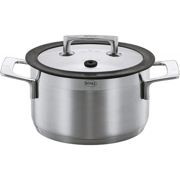 Rösle 91398 Silence Paslanmaz Çelik Derin Tencere - 24 Cm.