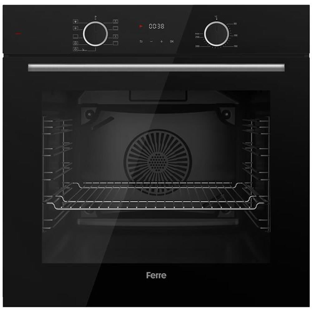 Ferre XE63CS FryArt Serisi Hava Fritözü Özellikli Ankastre Fırın - Siyah