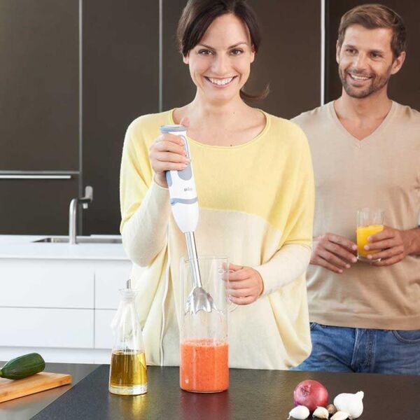 Braun MQ5220WH MultiQuick 5 Vario 1000W El Blender Seti