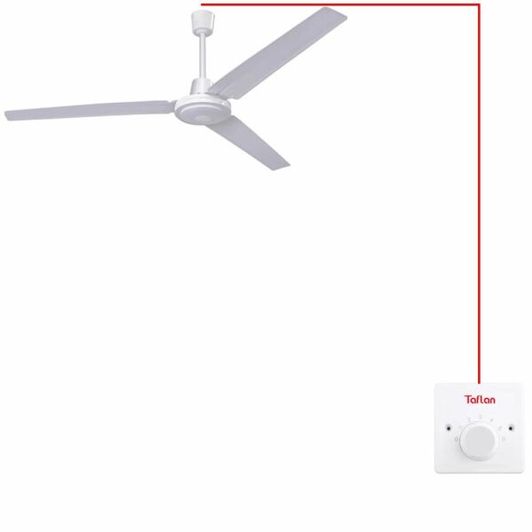 Taflan QJFC1002 Duvardan Kumandalı 56'' Tavan Vantilatörü