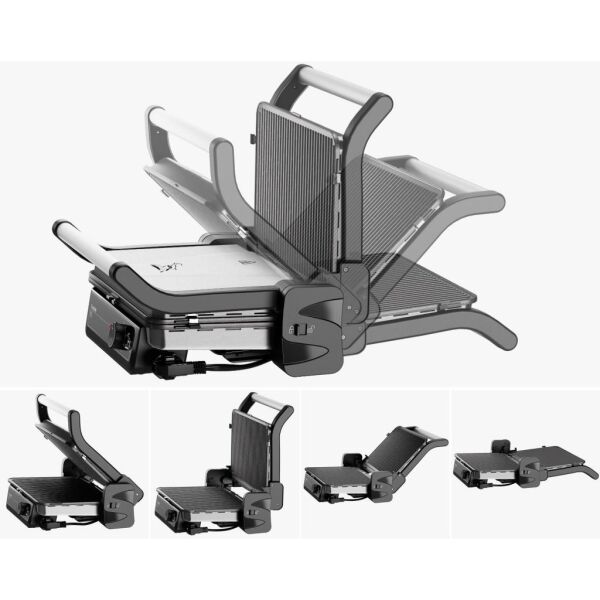 Gazzella TST 1000 I Tostum 2000W Tost ve Izgara Makinesi - İnox