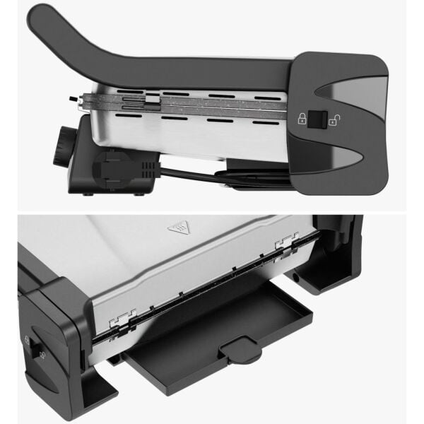 Gazzella TST 1000 I Tostum 2000W Tost ve Izgara Makinesi - İnox