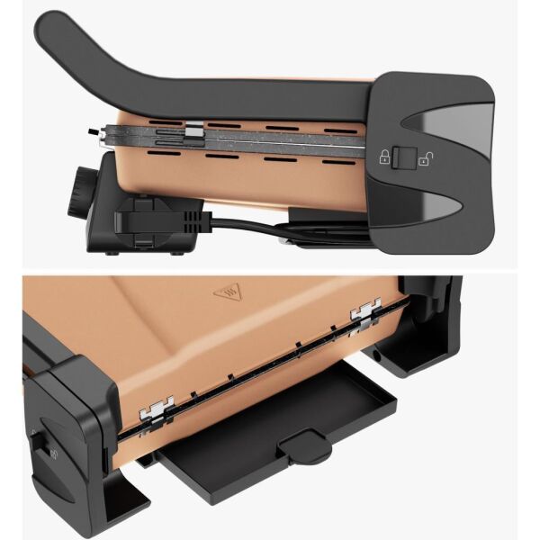 Gazzella TST 1000 R Tostum 2000W Tost ve Izgara Makinesi - Rose