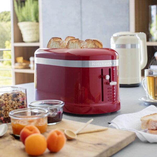 KitchenAid 5KMT5115EER İkili Uzun Yuvalı 1500 W Ekmek Kızartma Makinesi - Empire Red