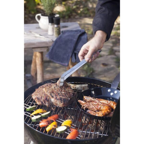 Rösle 12374 Paslanmaz Çelik Izgara Maşası 34,5 Cm.