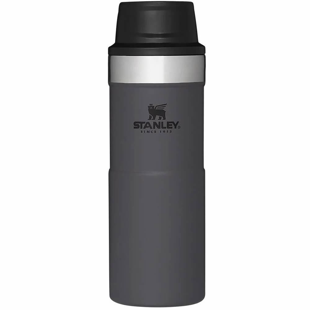 Stanley 10-09848-052 Klasik Trigger Action 0,35 Litre Çelik Termos Bardak - Füme