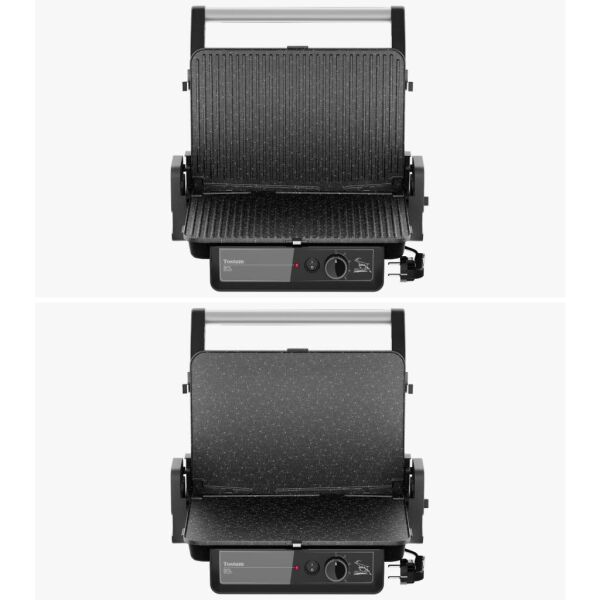 Gazzella TST 1000 S Tostum 2000W Tost ve Izgara Makinesi - Siyah
