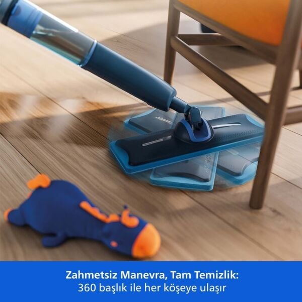 Philips XV5113/01 OneUp 5000 Serisi Kablosuz Şarjlı Dikey Mop