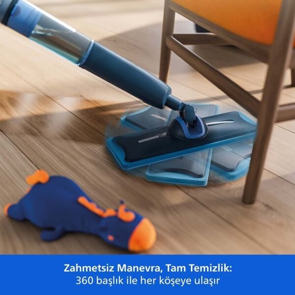 Philips XV5113/01 OneUp 5000 Serisi Kablosuz Şarjlı Dikey Mop