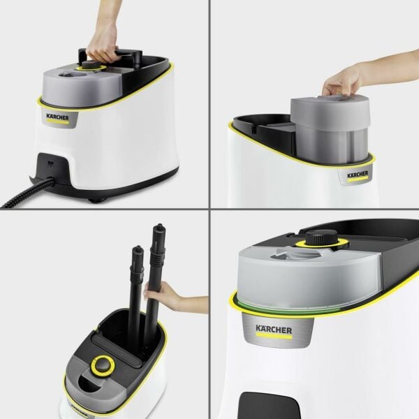 Karcher SC 4 Deluxe EasyFix 4 Bar 2200 W Buharlı Temizlik Makinesi - Beyaz