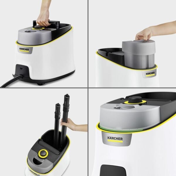 Karcher SC 4 Deluxe EasyFix 4 Bar 2200 W Buharlı Temizlik Makinesi - Beyaz
