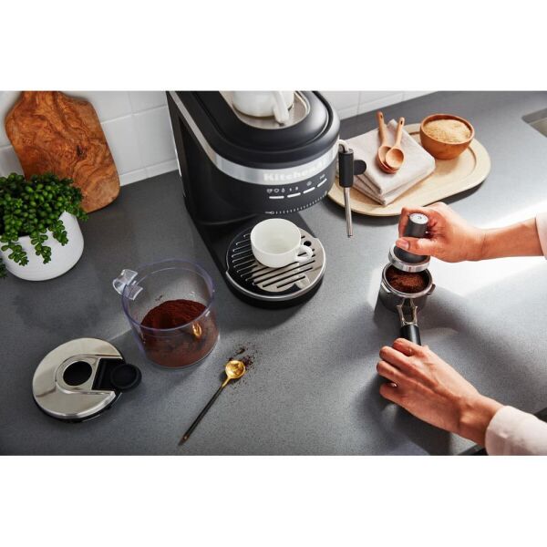 KitchenAid Artisan Proline 5KES6503EBK Espresso Makinesi - Cast Iron Black