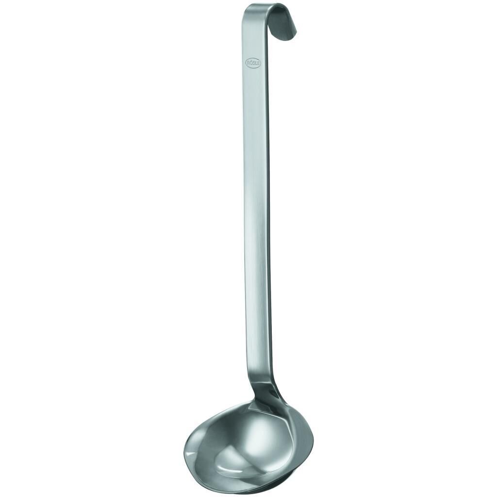 Rösle 10060 Paslanmaz Çelik Kancalı Sos Kepçesi - Ø 8 Cm.