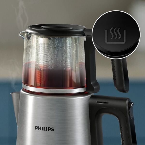 Philips HD7350/00 5000 Serisi 1900 W Cam Demlikli Çay Makinesi - İnox