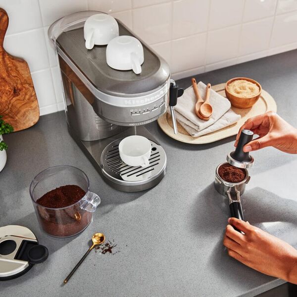 KitchenAid Artisan Proline 5KES6503EMS Espresso Makinesi - Medallion Silver