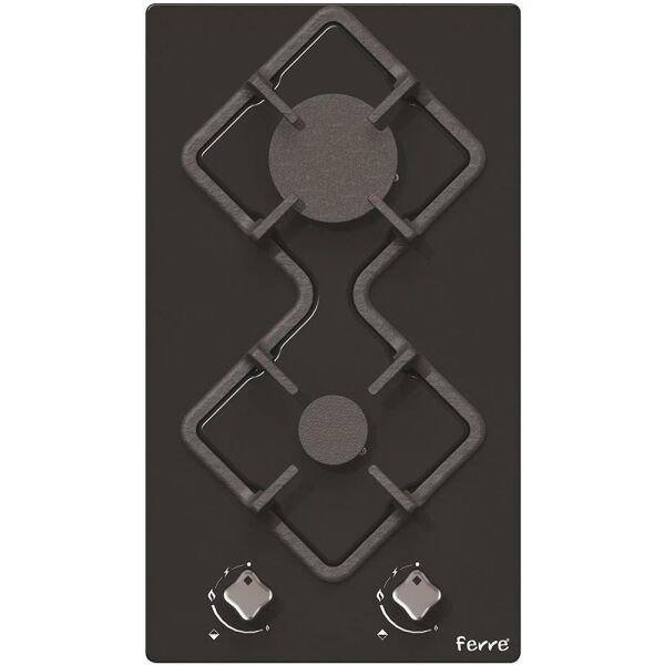 Ferre KA001 Karad Serisi 2'li Siyah Ankastre Cam Ocak