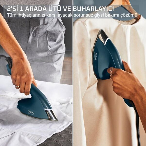 Tefal Duo Power 2'si 1 arada Buharlı Ütü ve Buharlı Düzleştirici - 1830009219