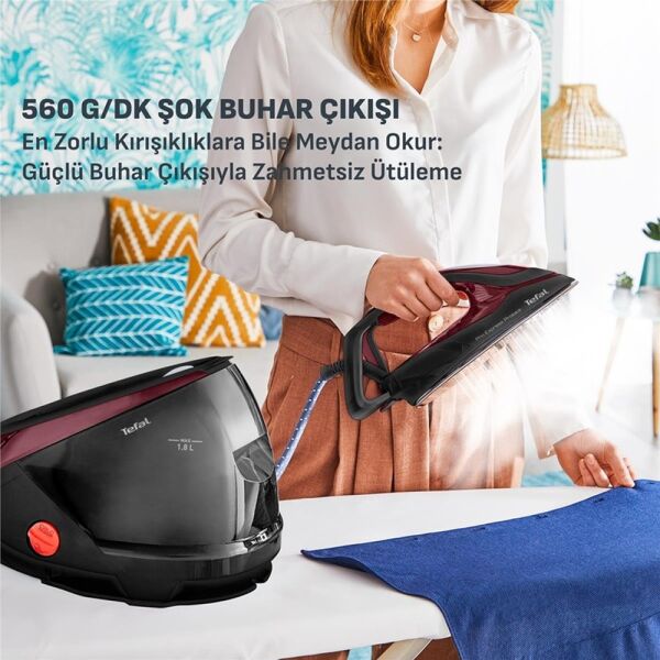 Tefal GV9230 Pro Express Protect 7.5 Bar 2600W Buhar Kazanlı Ütü - 1830007725