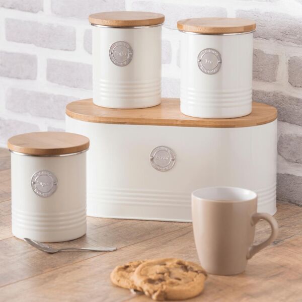 Typhoon 1400975 Living Serisi 1 Litre Kahve Saklama Kabı - Krem