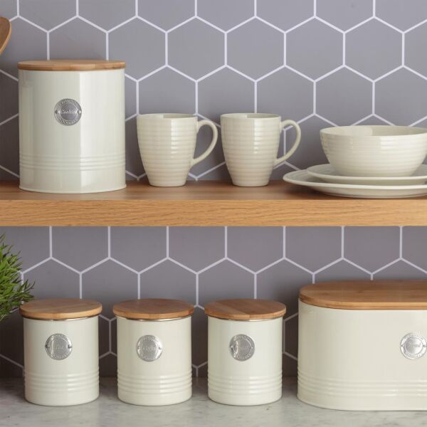 Typhoon 1401744 Living Serisi 3 Litre Kurabiye Saklama Kabı - Krem