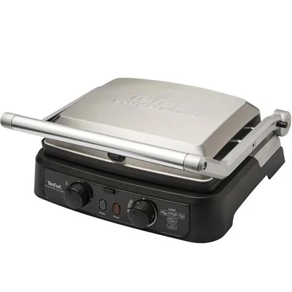 Tefal Gourmet Minute Zaman Ayarlı 2000W Tost ve Izgara Makinesi - İnox