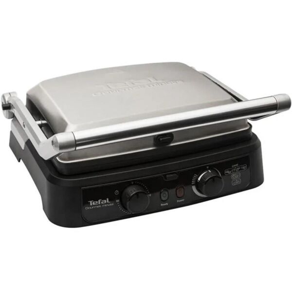 Tefal Gourmet Minute Zaman Ayarlı 2000W Tost ve Izgara Makinesi - İnox