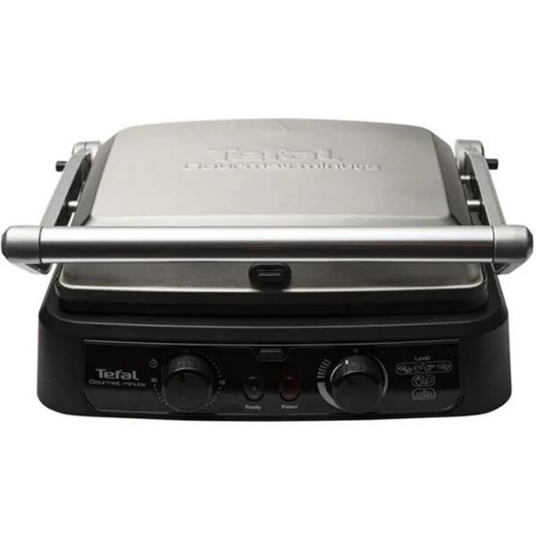 Tefal Gourmet Minute Zaman Ayarlı 2000W Tost ve Izgara Makinesi - İnox