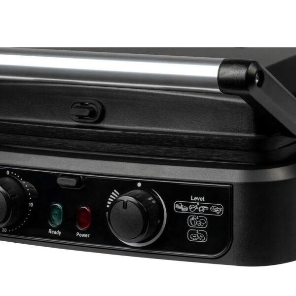 Tefal Gourmet Minute Zaman Ayarlı 2000W Tost ve Izgara Makinesi - Siyah