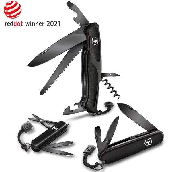 Victorinox 0.9563.C31P Ranger Grip 55 Onyx Çakı - Siyah