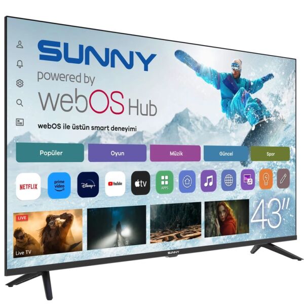 Sunny SN43FPRL 43” 109 Ekran Full HD Smart webOS Led TV