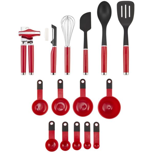 KitchenAid KO447BXERI Empire Red 15 Parça Mutfak Gereçleri Seti