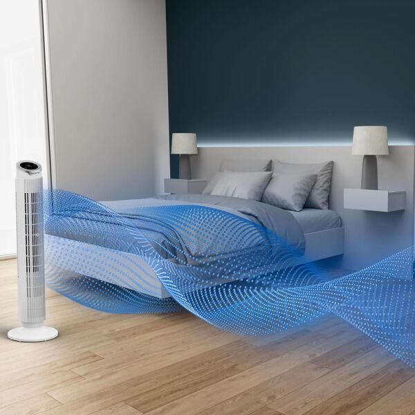 Rowenta VU7025 Silent Flow Effitech Uzaktan Kumandalı Sessiz Kule Tipi Vantilatör