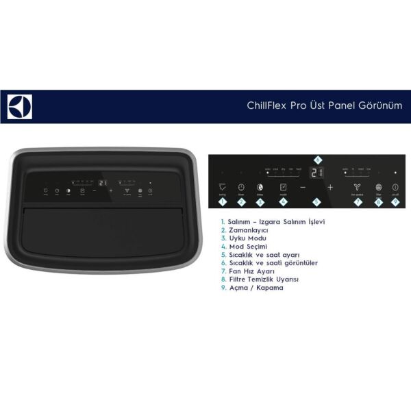 Electrolux EXP34U338HW 12.000 Btu Mobil Klima