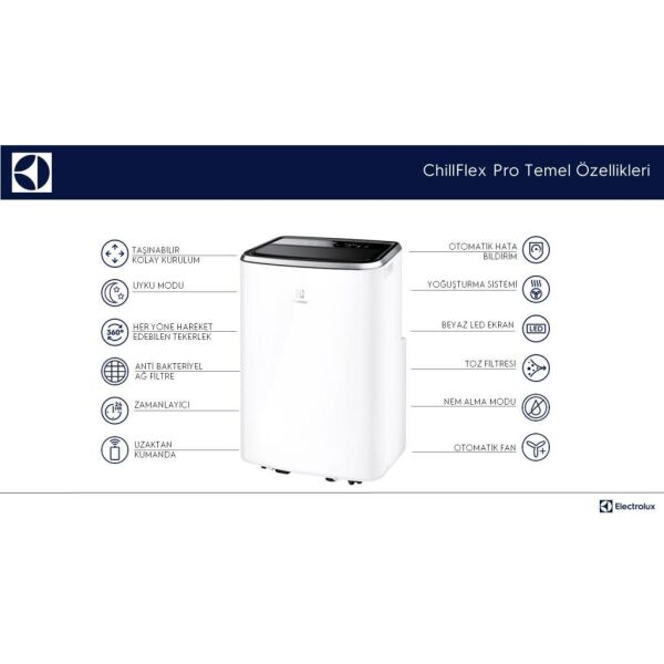 Electrolux EXP34U338HW 12.000 Btu Mobil Klima