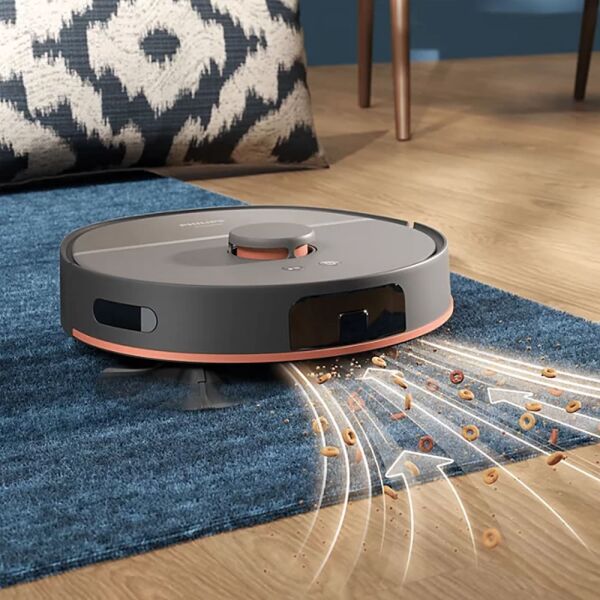 Philips XU5100/10 HomeRun 5000 Serisi Islak & Kuru İstasyonlu Robot Süpürge - Siyah