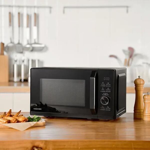 Toshiba MW3-AG25PF(BK) 25 Litre 900 W Dijital Izgaralı Mikrodalga Fırın - Siyah