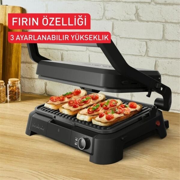 Tefal SuperGrill 3in1 XL 8 Dilim 2200 Watt Barbekü Izgara ve Tost Makinesi - 1510002834