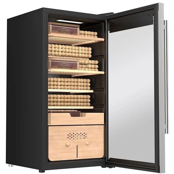 Berfmann BFC486-SG Cedro Humidor 486 Puro Kapasiteli Elektronik Puro Dolabı
