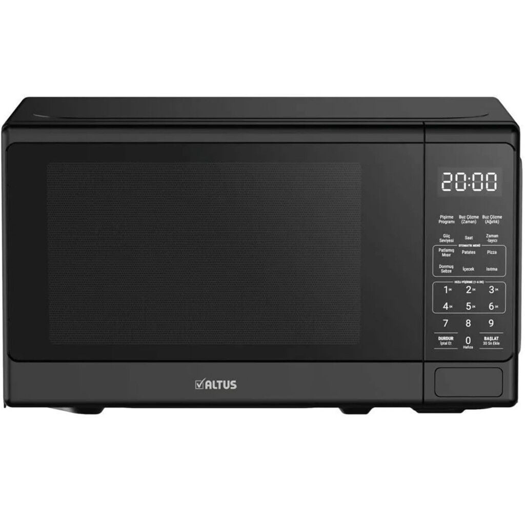 Altus ALMD 20 SX (20 Litre) Dijital Mikrodalga Fırın - Siyah