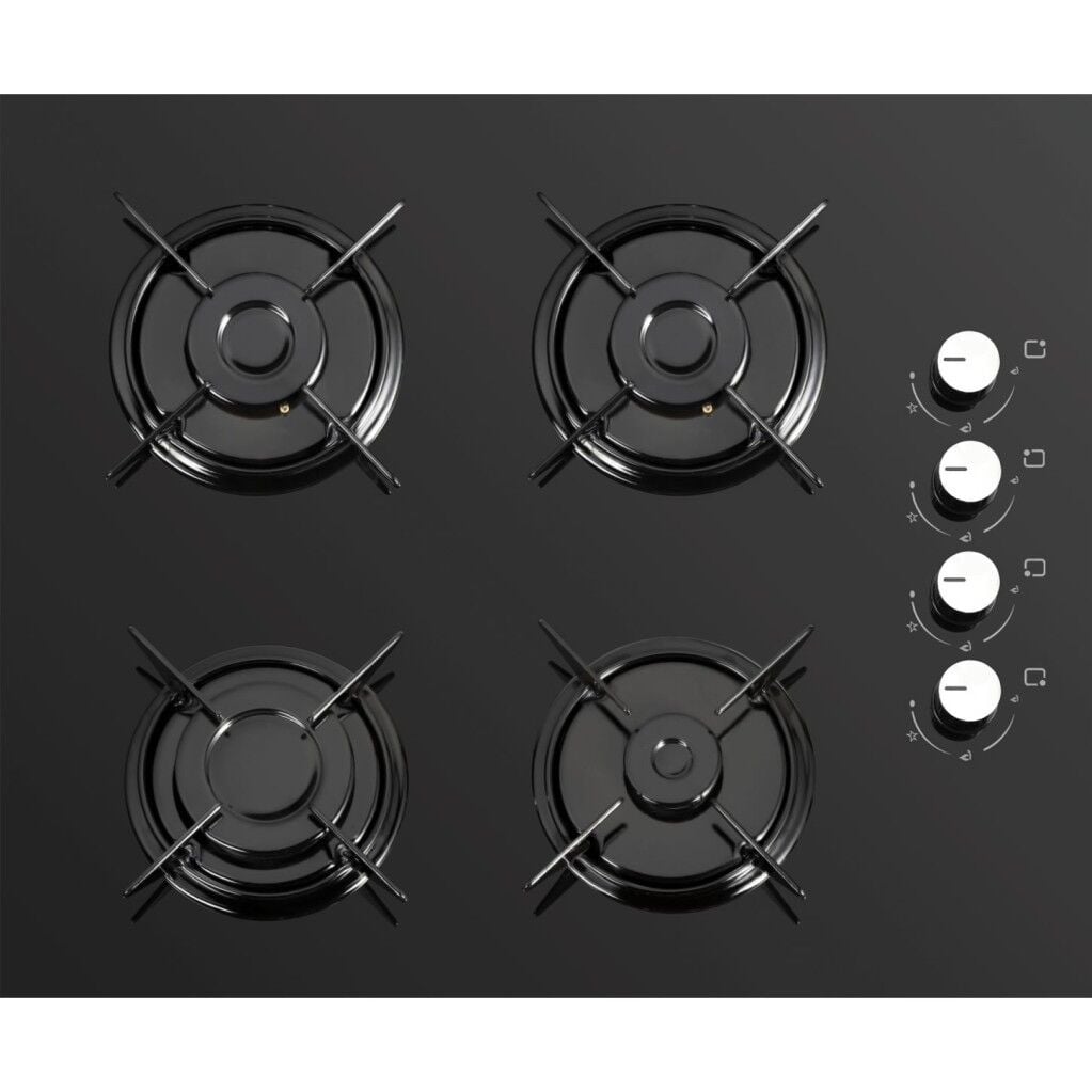 Luxell LX-40 TAHDF 4 Gözü Gazlı Ankastre Cam Ocak - Siyah (Doğalgaz Ayarlı)