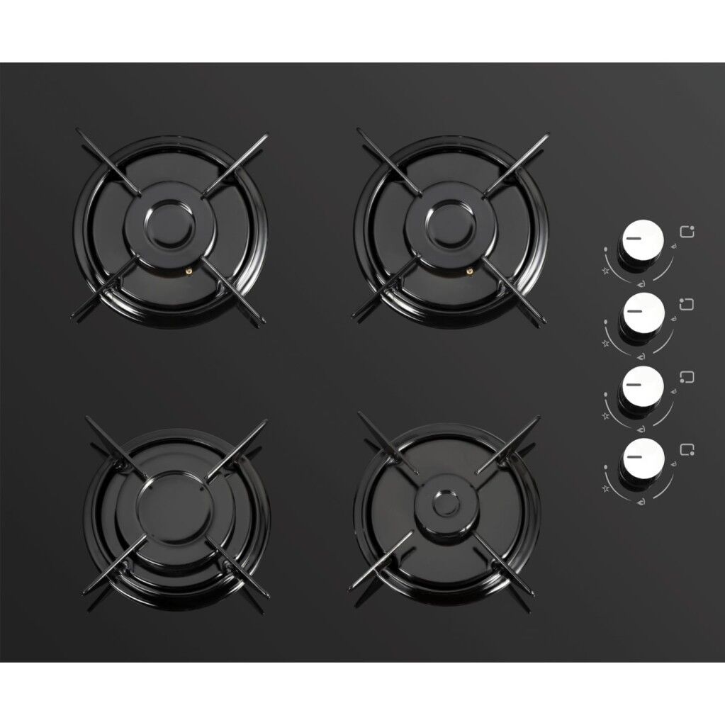 Luxell LX-40 TAHDF 4 Gözü Gazlı Ankastre Cam Ocak - Siyah (Doğalgaz Ayarlı)