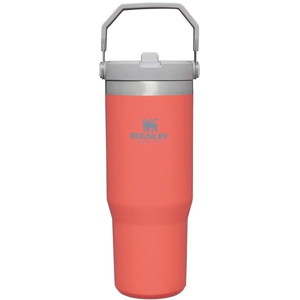 Stanley 10-09993-195 The IceFlow Flip Straw 0,89 Litre Pipetli Termos Bardak - Açık Mercan