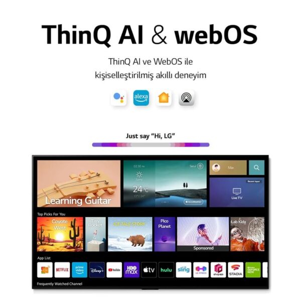 Lg 43NANO766QA 43'' 108 Ekran Ultra HD NanoCell 4K Smart Wifi Led TV