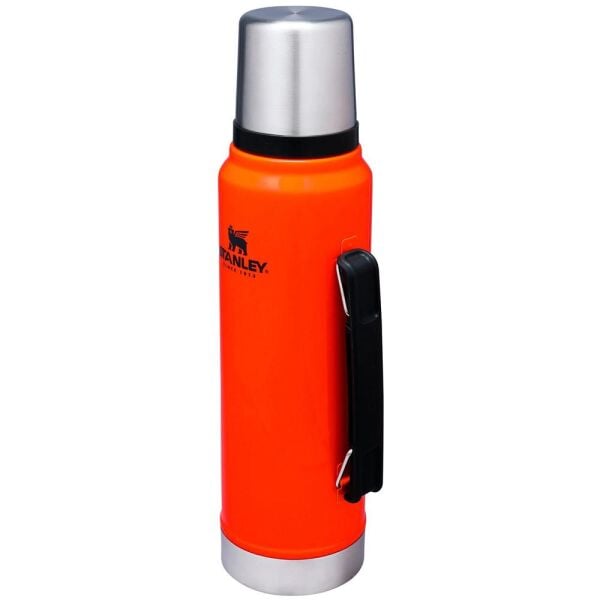 Stanley 10-08266-032 Klasik Vakumlu 1 Litre Çelik Termos - Turuncu