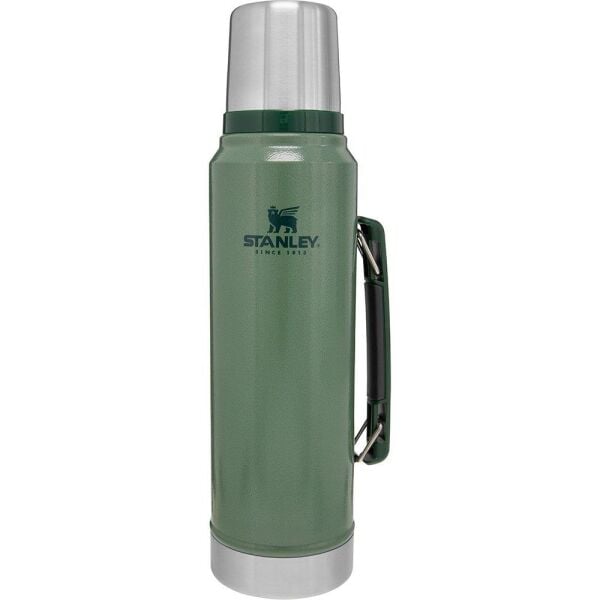 Stanley 10-08266-001 Klasik Vakumlu 1 Litre Çelik Termos - Yeşil