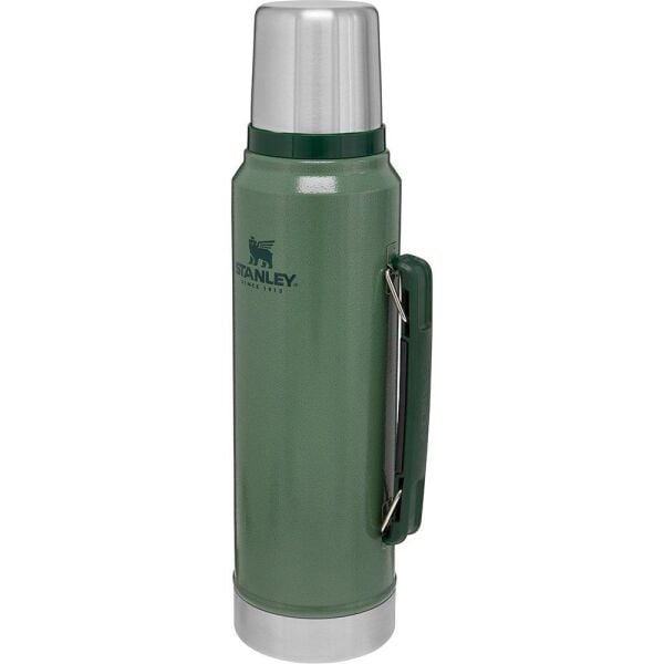 Stanley 10-08266-001 Klasik Vakumlu 1 Litre Çelik Termos - Yeşil