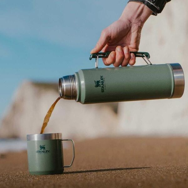 Stanley 10-08266-001 Klasik Vakumlu 1 Litre Çelik Termos - Yeşil
