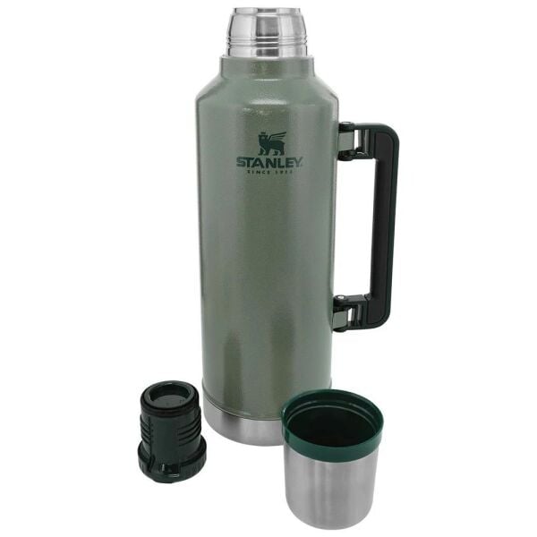 Stanley 10-07935-044 Klasik Vakumlu 2.3 Litre Çelik Termos - Yeşil