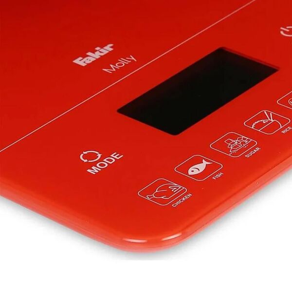 Fakir Molly Dijıtal Mutfak Tartısı - Kırmızı