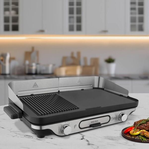Fakir BBQ Duo 2200 Watt Döküm Plaka Elektrikli Izgara